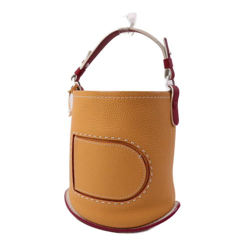 Delvaux Taurillon Soft Pin Mini Bucket手挽袋-2
