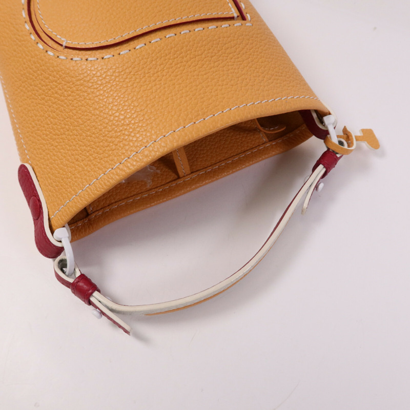 Delvaux Taurillon Soft Pin Mini Bucket手挽袋-6
