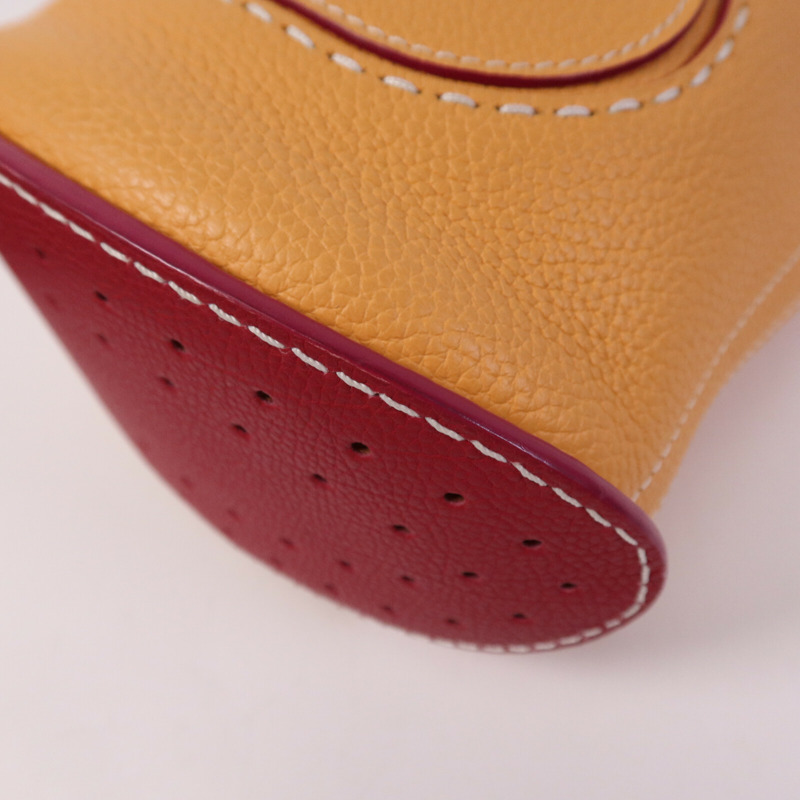 Delvaux Taurillon Soft Pin Mini Bucket手挽袋-7