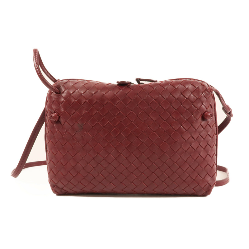 BOTTEGA VENETA 羊皮皮革Shoulder Bag銀扣肩背袋-1