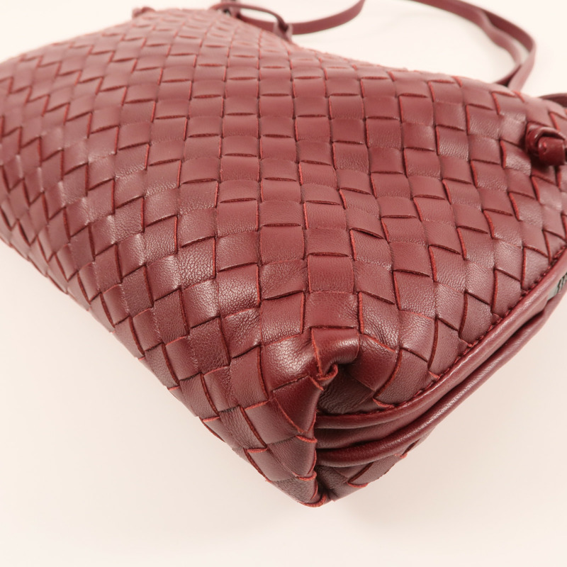 BOTTEGA VENETA 羊皮皮革Shoulder Bag銀扣肩背袋-5