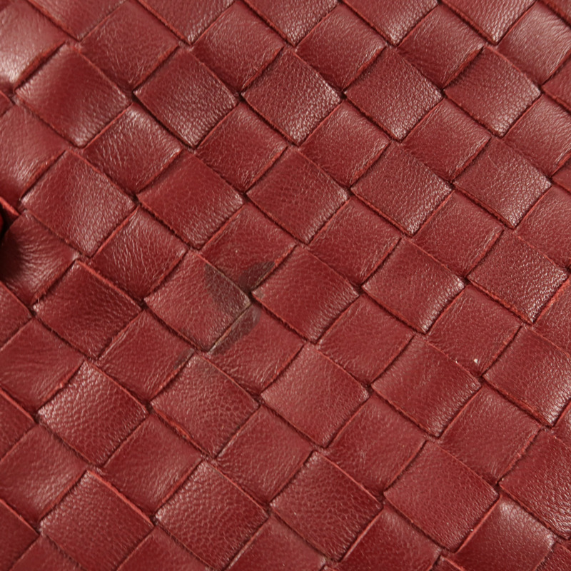 BOTTEGA VENETA 羊皮皮革Shoulder Bag銀扣肩背袋-9