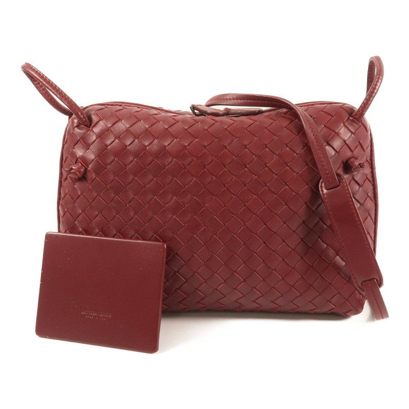 BOTTEGA VENETA 羊皮皮革Shoulder Bag銀扣肩背袋-11