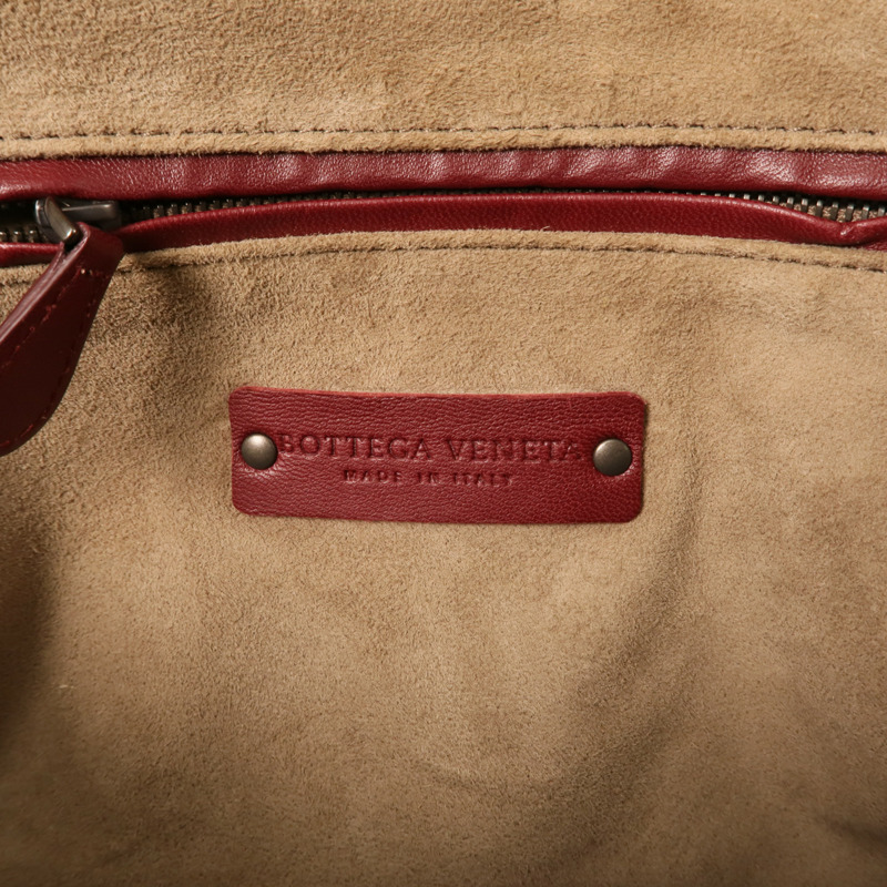 BOTTEGA VENETA 羊皮皮革Shoulder Bag銀扣肩背袋-13