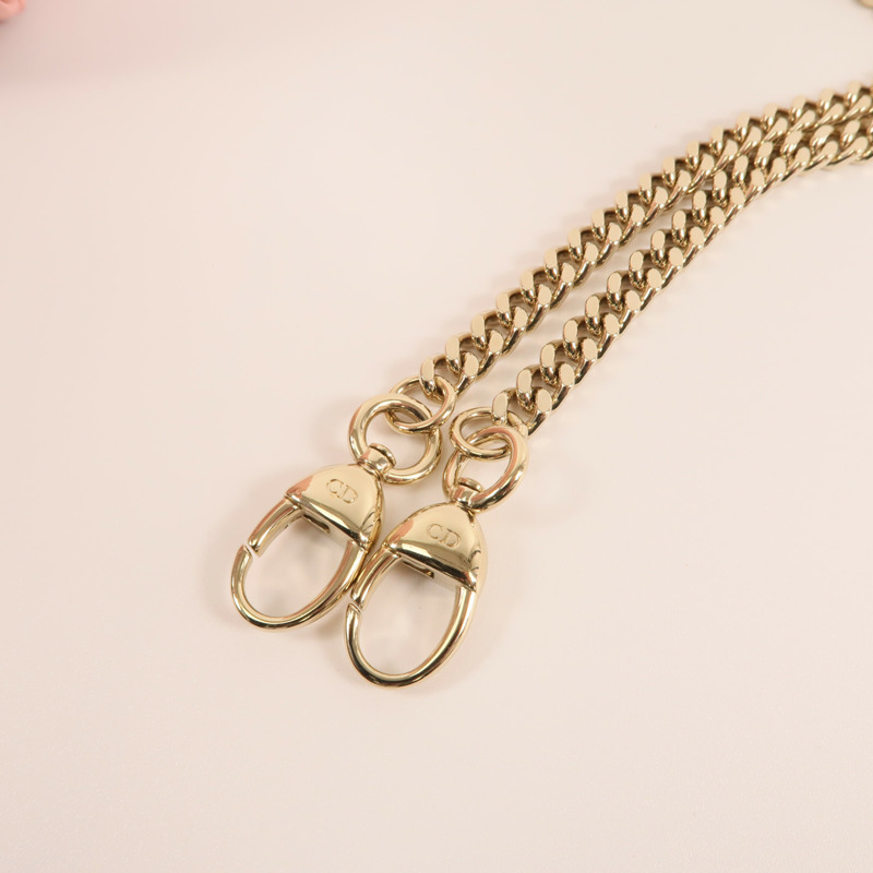 Dior 羊皮皮革Mini Lady Dior金扣鏈帶手挽肩背兩用袋-11