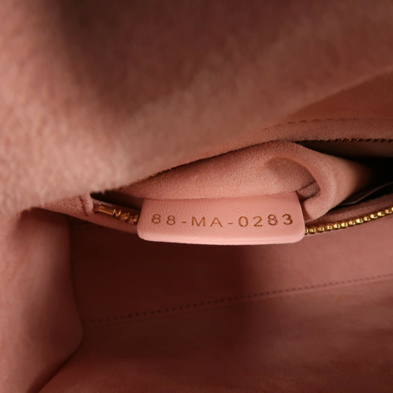 Dior 羊皮皮革Mini Lady Dior金扣鏈帶手挽肩背兩用袋-14