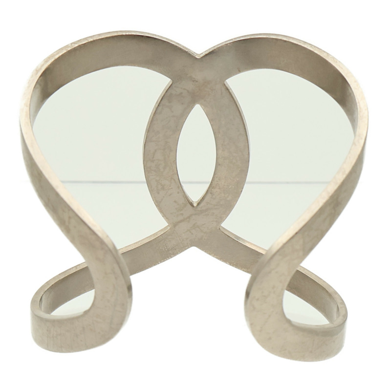 CHANEL 金屬CC Curve Large Cuff手鐲-2