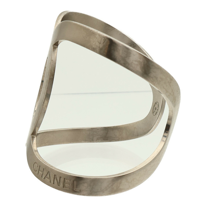 CHANEL 金屬CC Curve Large Cuff手鐲-3