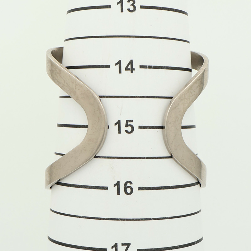 CHANEL 金屬CC Curve Large Cuff手鐲-6