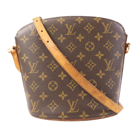 LOUIS VUITTON Monogram Drouot金扣肩背袋
