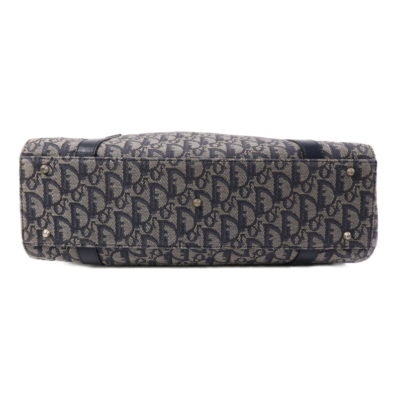 Dior 帆布Trotter銀扣肩背袋-3