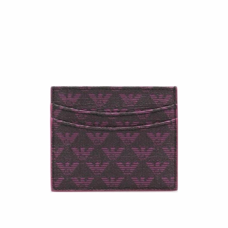 Emporio Armani 女士 徽標卡包均碼碼長：10cm、寬：1cm、高：9cm-1