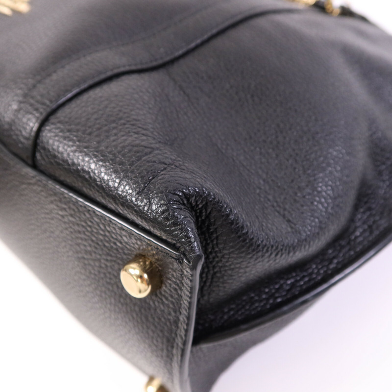 COACH 帆布/皮革Tote Bag金扣手挽袋-12