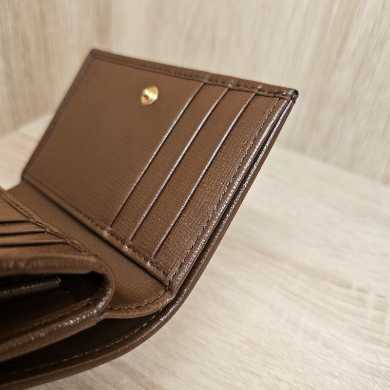 [1955經典農曆新年甜價🧧] Gucci老花1955金釦短夾-11