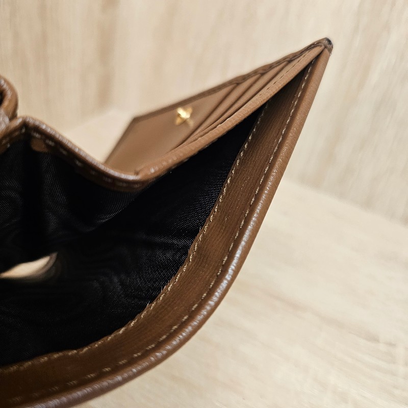 [1955經典農曆新年甜價🧧] Gucci老花1955金釦短夾-15