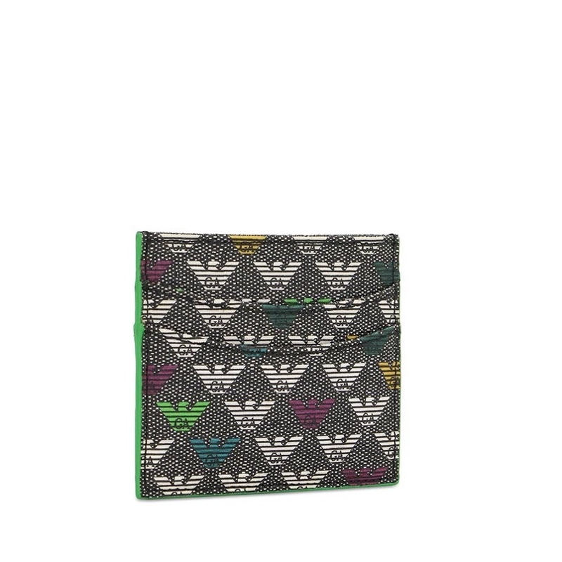 Emporio Armani 女士 徽標卡包均碼碼長：10cm、寬：1cm、高：9cm-1