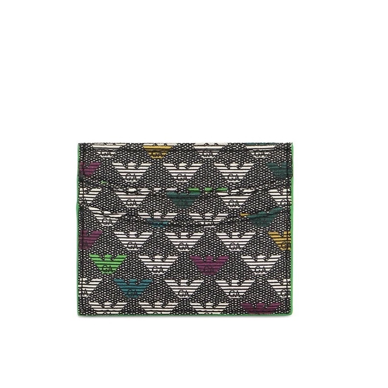 Emporio Armani 女士 徽標卡包均碼碼長：10cm、寬：1cm、高：9cm-3