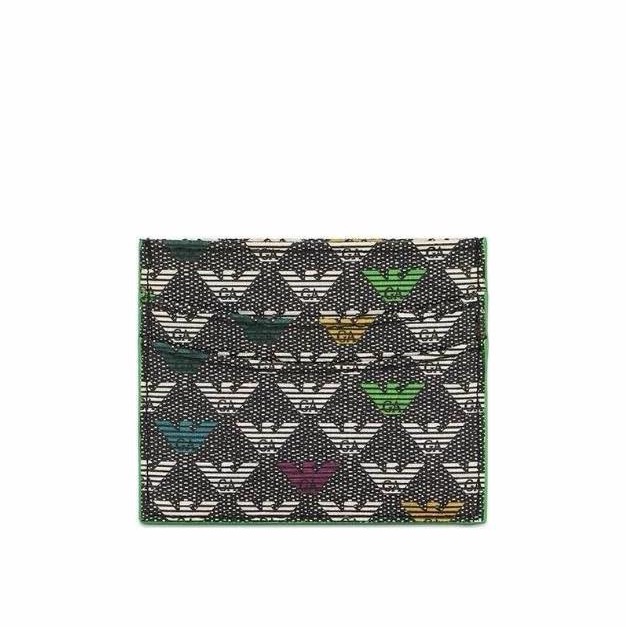Emporio Armani 女士 徽標卡包均碼碼長：10cm、寬：1cm、高：9cm-4