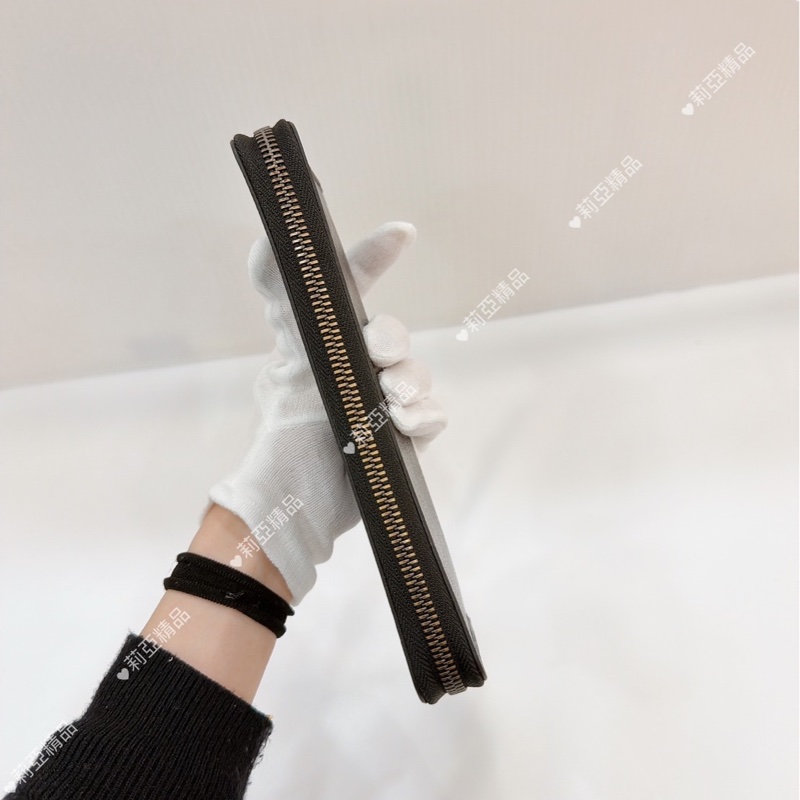 莉亞精品♡ Lv M62295 ㄇ拉對開長夾 二手-3