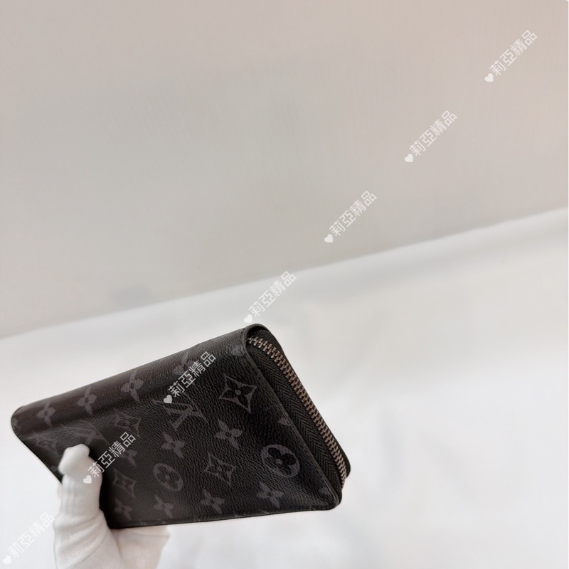 莉亞精品♡ Lv M62295 ㄇ拉對開長夾 二手-8