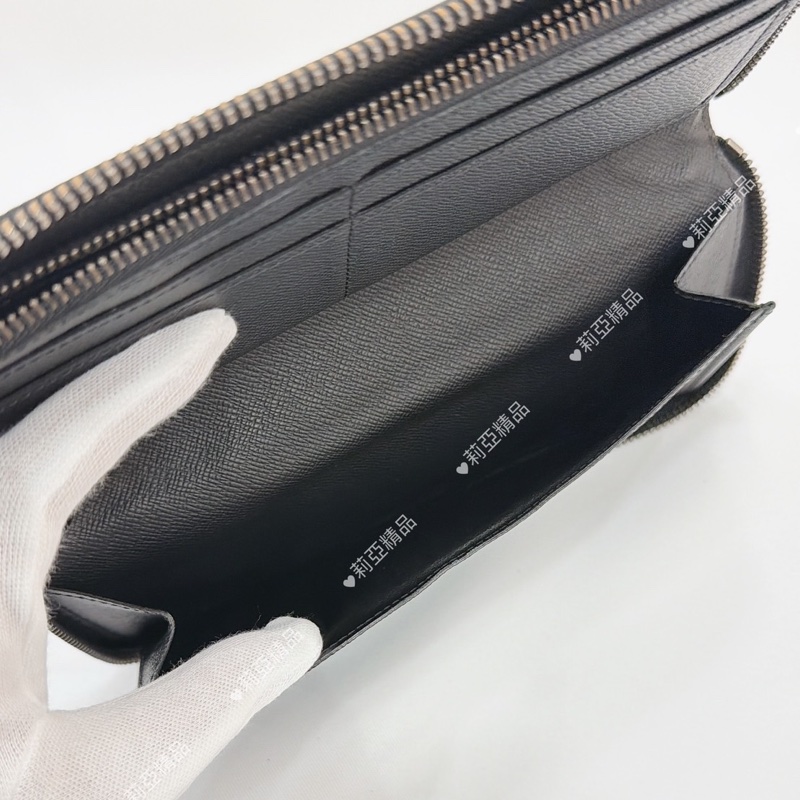 莉亞精品♡ Lv M62295 ㄇ拉對開長夾 二手-13