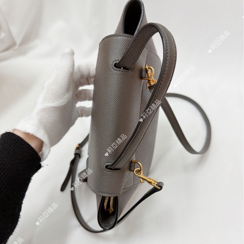 莉亞精品♡Celine nano鯰魚大象灰 二手-4