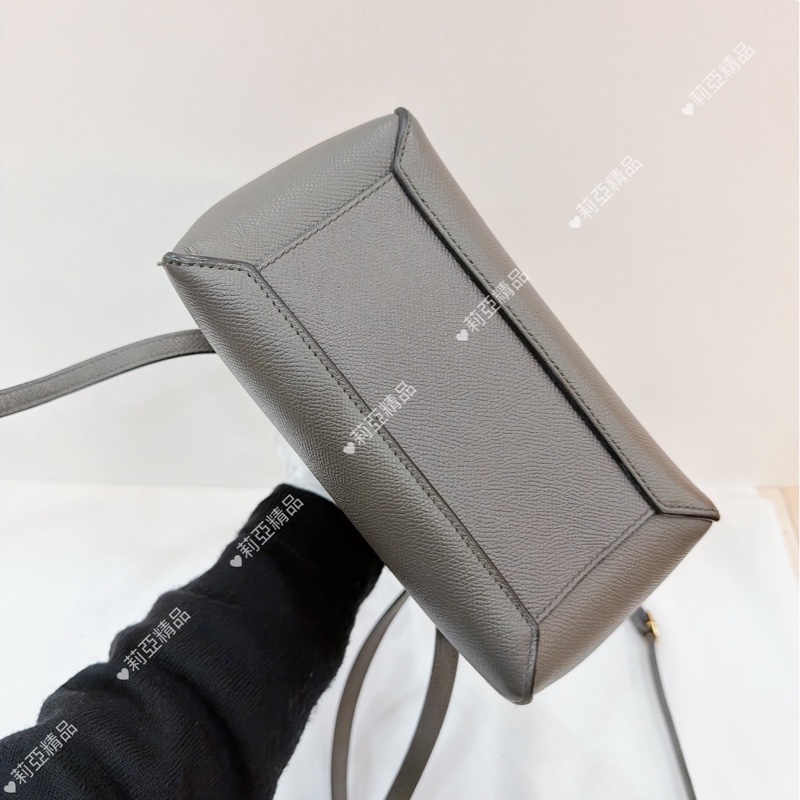莉亞精品♡Celine nano鯰魚大象灰 二手-7
