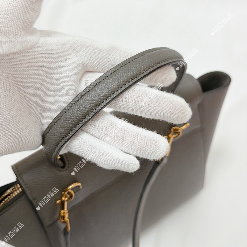 莉亞精品♡Celine nano鯰魚大象灰 二手-8