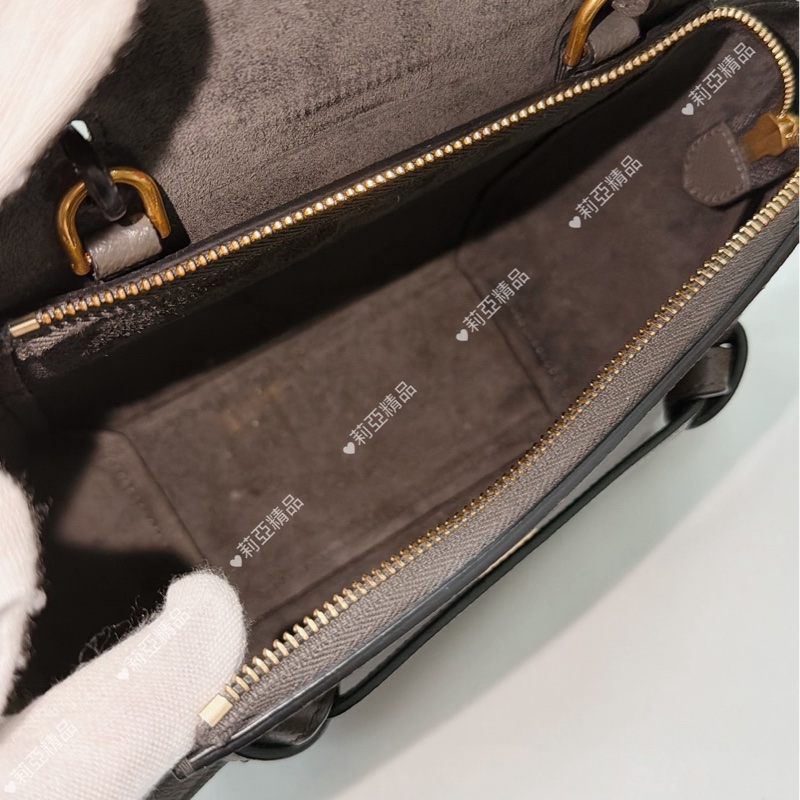莉亞精品♡Celine nano鯰魚大象灰 二手-11