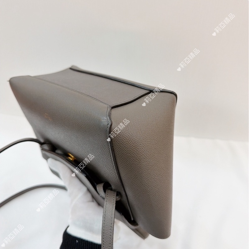莉亞精品♡Celine nano鯰魚大象灰 二手-13