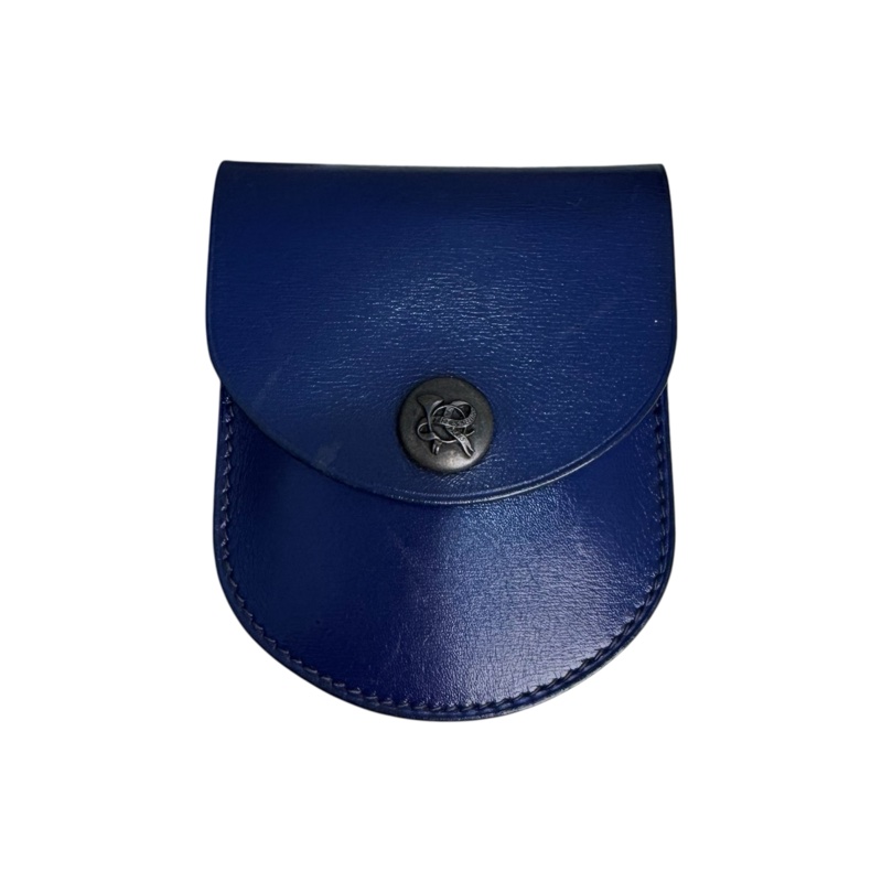 Hermès 迷你藍零錢包 vintage 二手 中古-2