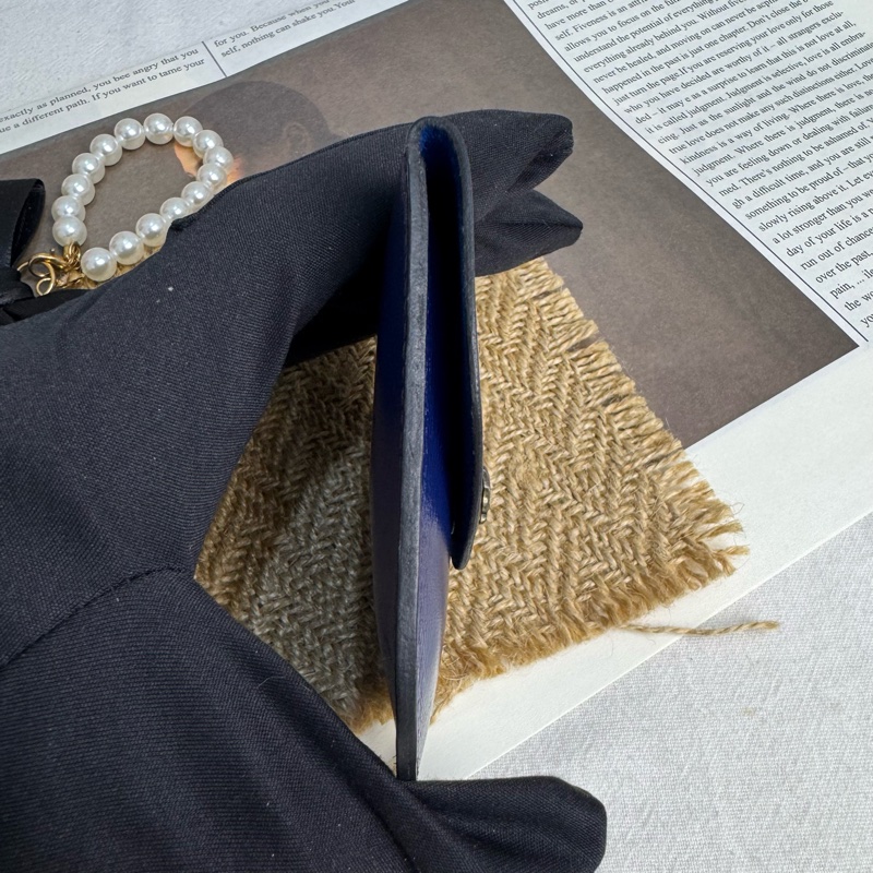 Hermès 迷你藍零錢包 vintage 二手 中古-4