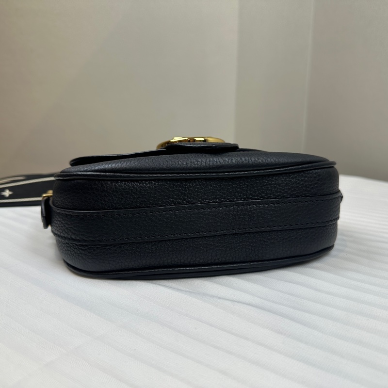 路易威登/Louis Vuitton Pont 9 小號黑色牛皮金扣斜背包 21x6x15cm-5
