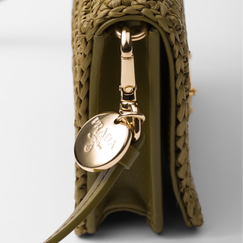 Prada 女士 肩帶鈎編卡包均碼碼11cm*2cm*8cm-3
