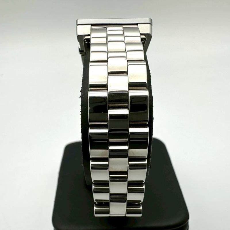 GUCCI Gucci 3600L G 方形腕錶，含備用錶鍊，石英機芯，不鏽鋼錶殼，黑色，女款-6