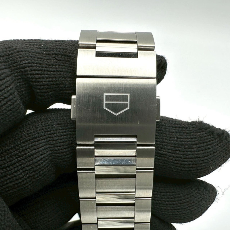 TAG HEUER 豪雅卡萊拉系列 Calibre 5 日曆星期顯示 WBN2013.BA0640 自動上鍊不鏽鋼黑色男士腕錶 IT5247CCROWS-10