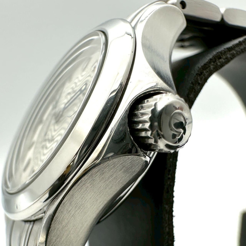 歐米茄海馬系列120 2581.31 日期顯示石英不鏽鋼銀色女錶-3