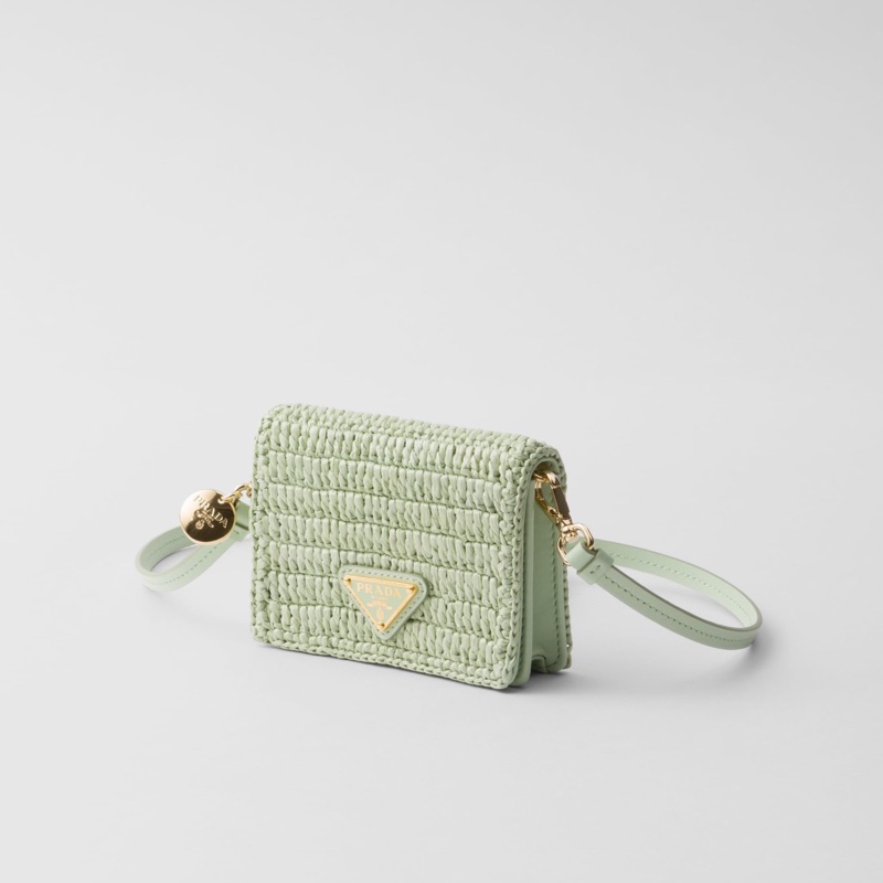 Prada 女士 磁扣鈎針卡夾均碼碼11cm*2cm*8cm-1