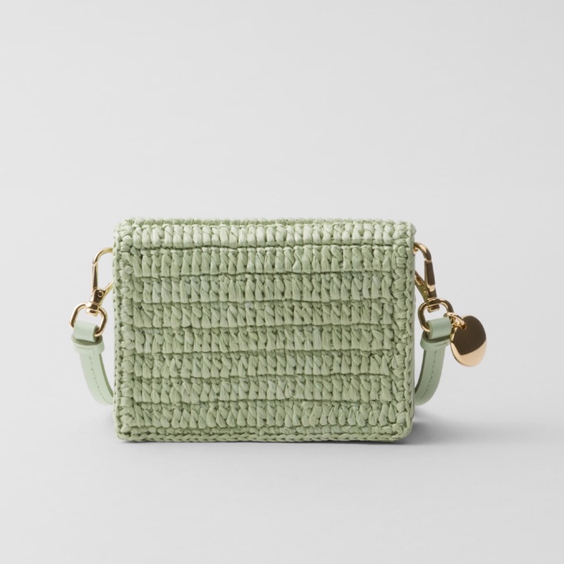 Prada 女士 磁扣鈎針卡夾均碼碼11cm*2cm*8cm-3