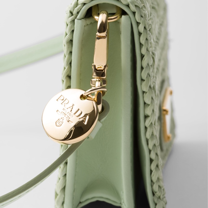 Prada 女士 磁扣鈎針卡夾均碼碼11cm*2cm*8cm-4