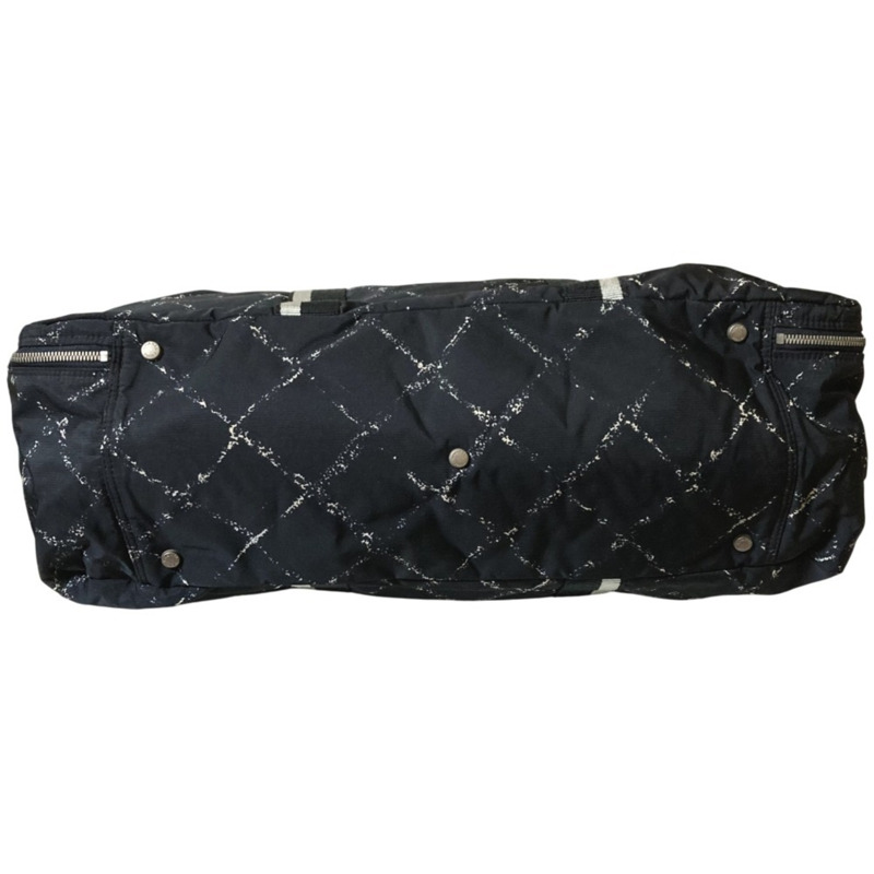 香奈兒旅行系列波士頓包，黑色，女士-3