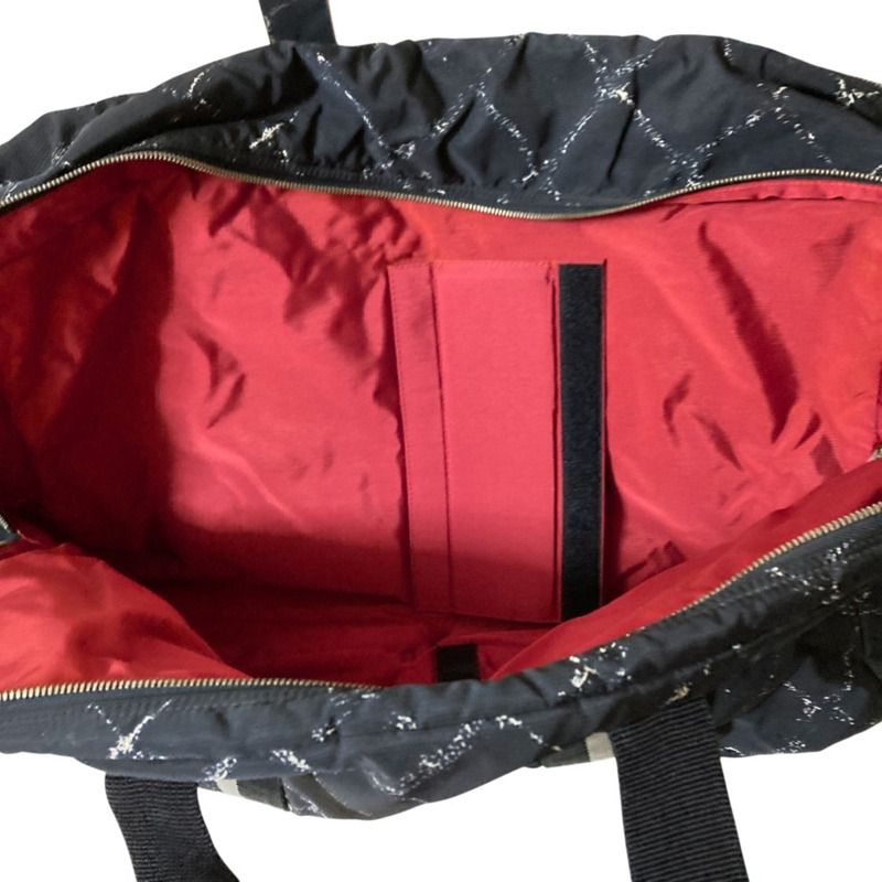 香奈兒旅行系列波士頓包，黑色，女士-7