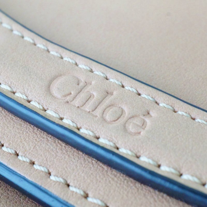 CHLOE 克羅伊Nile Minaudiere 奶茶棕半月包手提包(附購證)-10