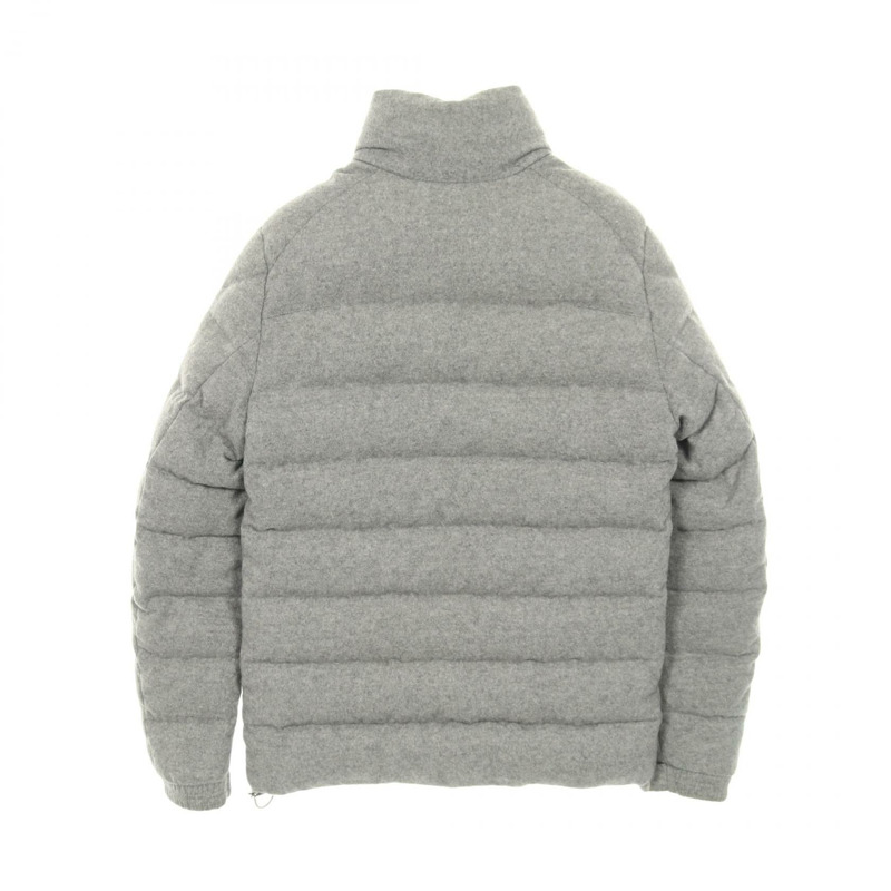 MONCLER BREVAL 羽絨外套 B209141835000 羊毛 灰色 #3 二手 男款-1