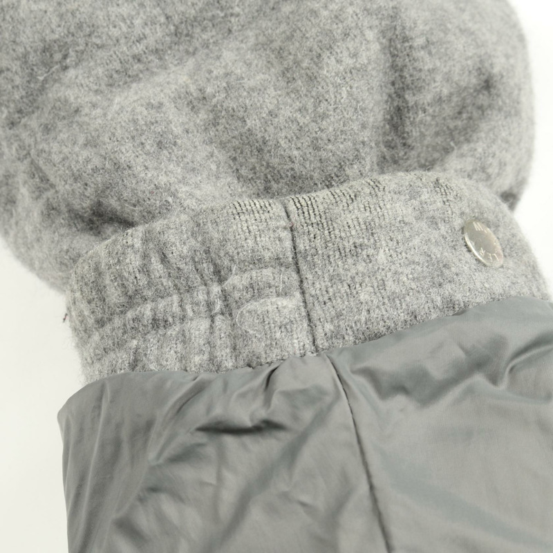 MONCLER BREVAL 羽絨外套 B209141835000 羊毛 灰色 #3 二手 男款-5