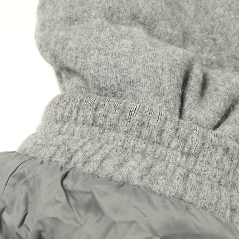 MONCLER BREVAL 羽絨外套 B209141835000 羊毛 灰色 #3 二手 男款-6