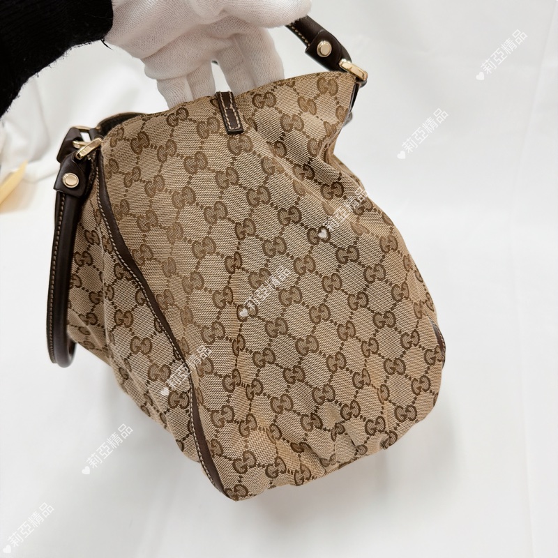 莉亞精品♡Gucci 老花肩背包 二手美包-4