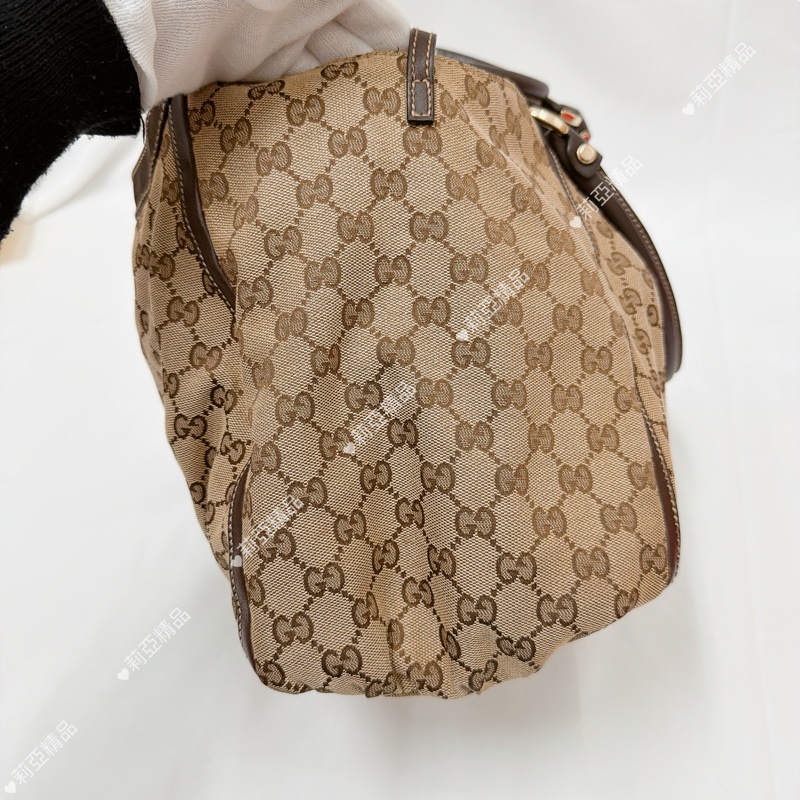 莉亞精品♡Gucci 老花肩背包 二手美包-5