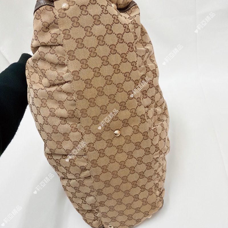 莉亞精品♡Gucci 老花肩背包 二手美包-6