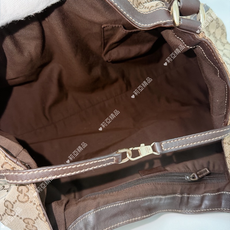 莉亞精品♡Gucci 老花肩背包 二手美包-13